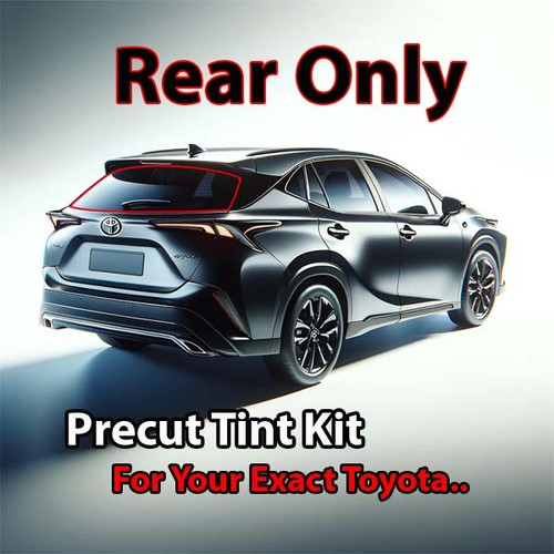 Precut rear window tint kit custom cut for your exact vehicle.