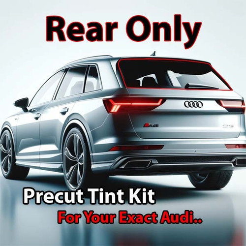 Precut rear window tint kit custom cut for your exact vehicle.