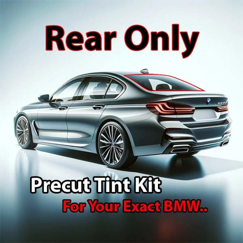 Precut rear window tint kit custom cut for your exact vehicle.