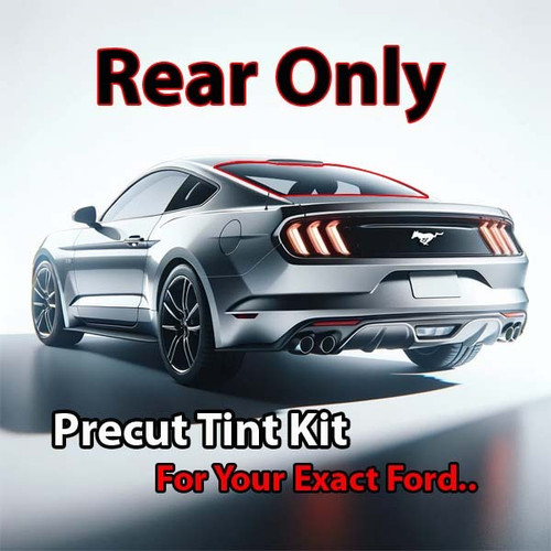 Precut rear window tint kit custom cut for your exact vehicle.