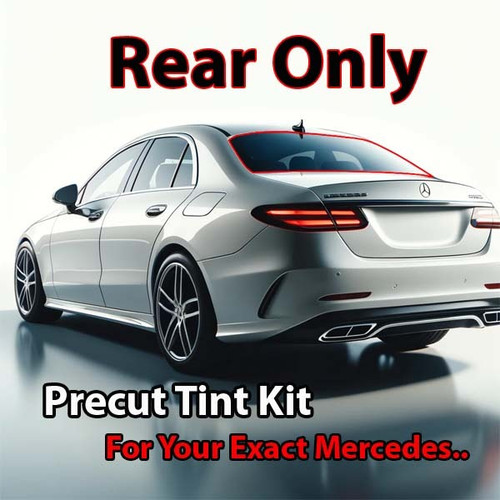 Precut rear window tint kit custom cut for your exact vehicle.