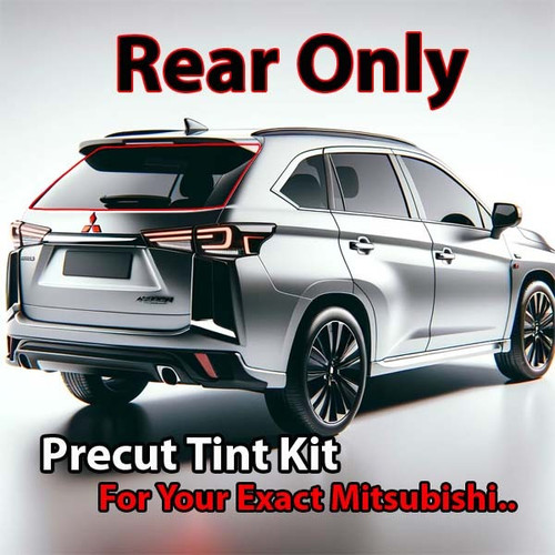 Precut rear window tint kit custom cut for your exact vehicle.