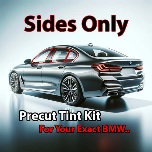 Precut sides only tint kit custom cut for your exact vehicle.