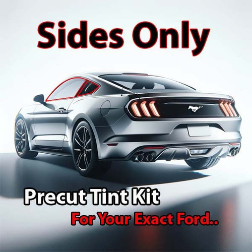 Precut sides only tint kit custom cut for your exact vehicle.