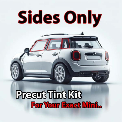 Precut sides only tint kit custom cut for your exact vehicle.