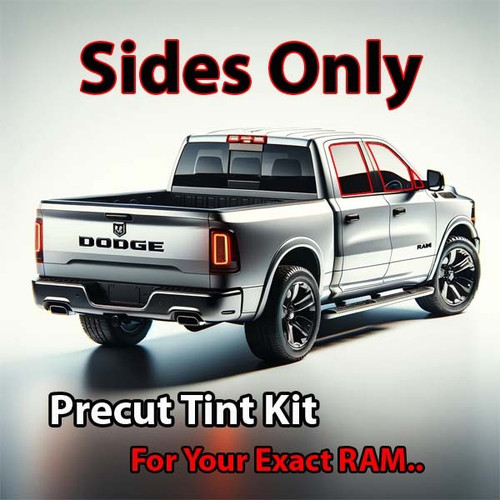 Precut sides only tint kit custom cut for your exact vehicle.