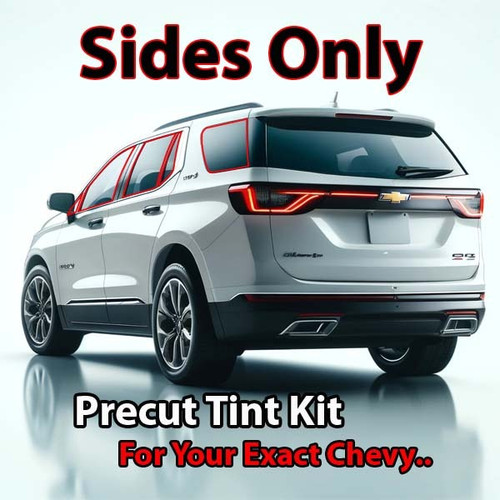 Precut sides only tint kit custom cut for your exact vehicle.