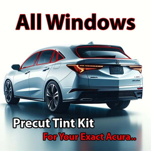Precut all window tint kit custom cut for your exact vehicle.
