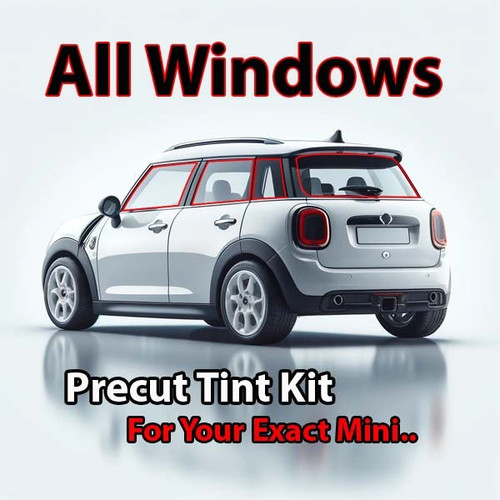 Precut all window tint kit custom cut for your exact vehicle.