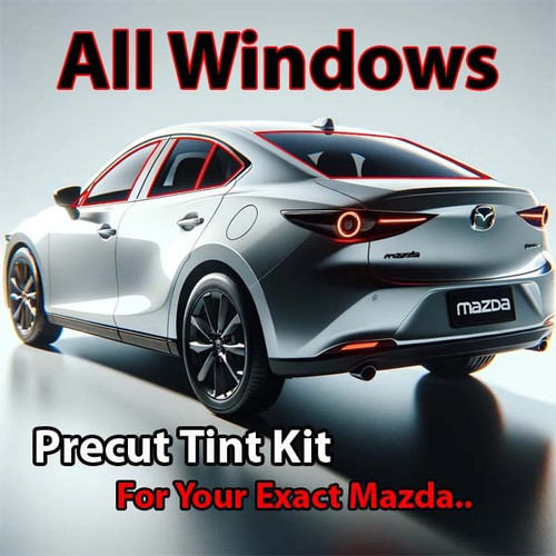 Precut all window tint kit custom cut for your exact vehicle.