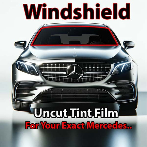 Uncut windshield window tint kit for your exact vehicle.