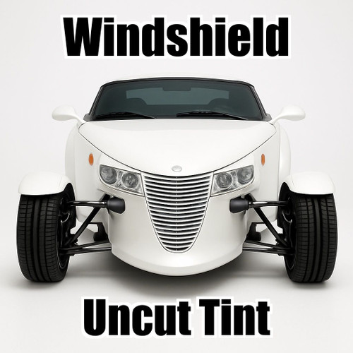 Uncut windshield window tint kit for your exact vehicle.