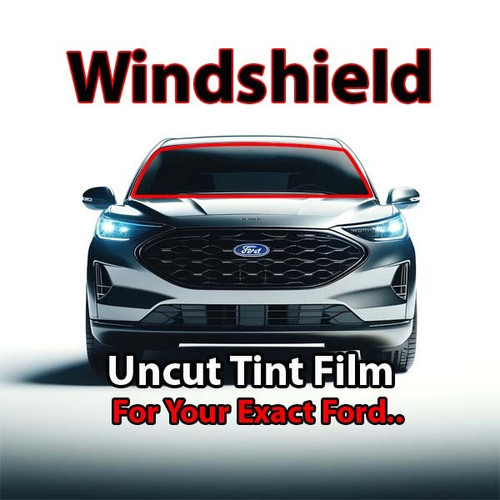 Uncut windshield window tint kit for your exact vehicle.