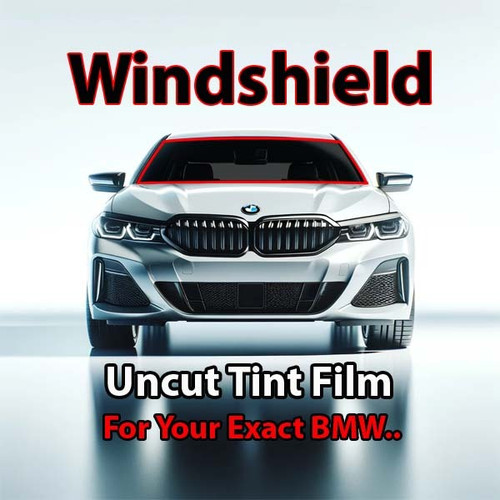 Uncut windshield window tint kit for your exact vehicle.