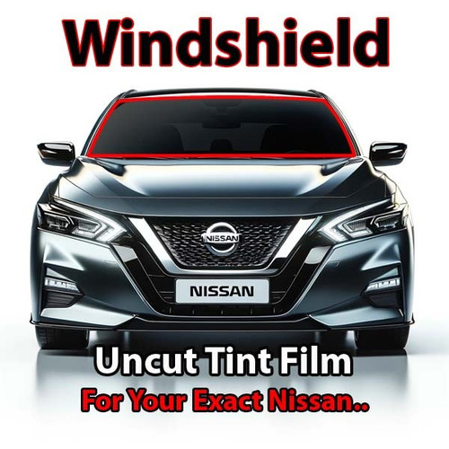 Uncut windshield window tint kit for your exact vehicle.