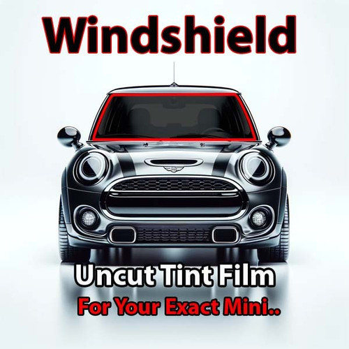 Uncut windshield window tint kit for your exact vehicle.