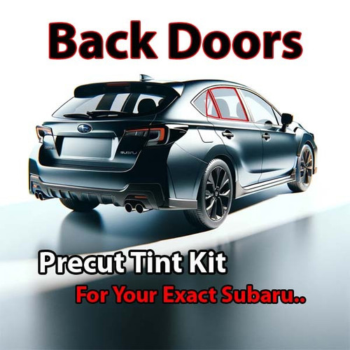 Precut back door tint kit custom cut for your exact vehicle.