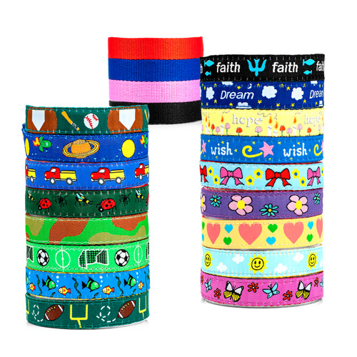 Snap Lock Bracelet Straps for Slide On Medical Tags