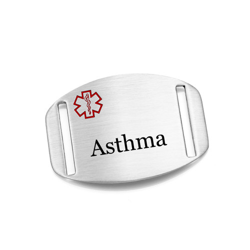 Asthma Tag for Strap Bracelets