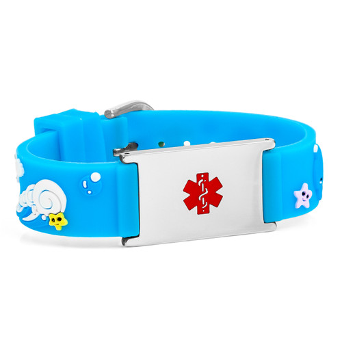 Ocean Breeze Beach Medical Bracelet for Kids