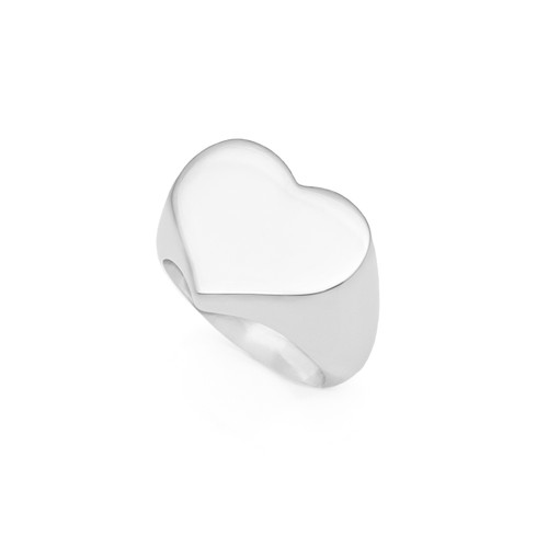 Custom Love Heart Engravable Ring