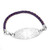 Purple Leather Medical Alert Bracelets for Women
