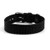 Black Custom Engraved ID Bracelet Adjustable