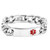 Stainless Men's Classic Wide Medical Bracelet 9 inch