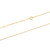 14k Gold Filled Necklace 15 inch with 2 inch ext