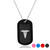 Splashes of Color Medical Dog Tags with Silencer