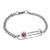 Lymphedema Bracelet with Pink Medical Emblem 7 Inch