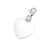 Custom Engraved Silver Heart Charm