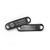 Black Stainless ID Tag for Medical Bracelets