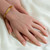 Engraved 18k Gold Plated ID Slim Bracelet 7 Inch