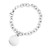 Silver Custom Engraved Charm Bracelet for Her