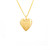 Gold Filled 1st Communion 2 Photo Heart Locket 3/4 Inch