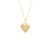 14K Gold & Diamond Heart Girls Locket 15 inch chain