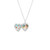 Sterling Silver Girls Engraved Locket Necklace