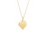 Girls 14K Gold Small Heart Engraved Locket