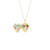 Sweet Girls 14k Gold Heart Personalized Locket 15 inch chain