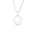 Polished Silver Oval Style Locket