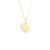 14K Gold Loving Heart Personalized Lockets