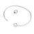 Six Inch Sterling Silver 2mm Bracelet for Beads and Charms