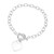 Personalized Sterling Silver Heart Charm Bracelet