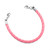 Pink Leather Bracelet for Medical Tag