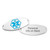Steel Oval Medical Alert Tags for Medical Bracelets