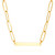 Engraved Gold Necklace