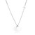 Silver Cross Necklace with Two Charms