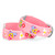 Rubber Watch Band Pink Girls & Hearts Kids ID Bracelets