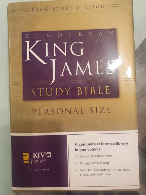 King James Study Bible - Personal Size